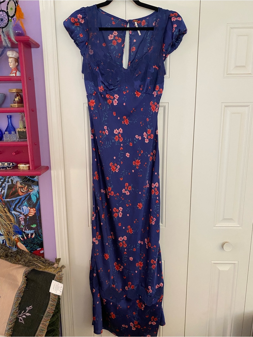 Free People Navy Butterfly Babe Maxi Dress - Picture 6 of 10